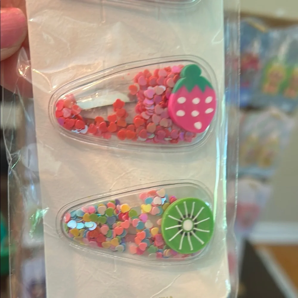 Colorful Fruit Hair Clips Set - Picture 4 of 4